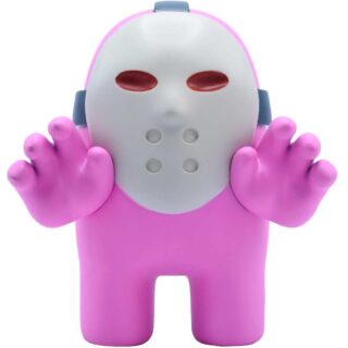 Figurina Among Us, Seria 2, Roz cu Masca Jason, 14cm