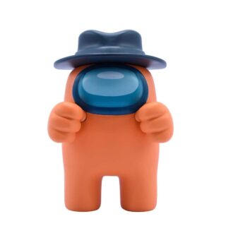 Figurina Among Us, Seria 2, Portocaliu cu Palarie, 14cm